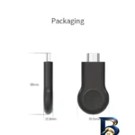 نمای جلو دانگل HDMI میراسکرین مدل MX PRO طراحی و جزئیات کلیدی