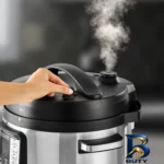 نمای جلو زودپز برقی بلک اند دکر مدل PCP۱۰۰۰-B۵ اصل برچسب کیسه و وزن