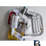 نمای جلو بخارشوی درما مدل DEM-ZQ۶۱۰ اصل طراحی و جزئیات کلیدی