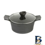 نمای جلو قابلمه تکنو ونوس با روکش گرانیت و در شیشه ای طراحی و جزئیات کلیدی