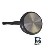 نمای جلو تابه گرانیت کازینا با دسته باکالیت و روکش مقاوم طراحی و جزئیات کلیدی