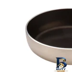 نمای جلو تابه زرساب مدل PC-228 با روکش تفلون و دسته طراحی و جزئیات کلیدی