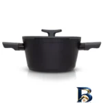 نمای جلو سرویس قابلمه و تابه گرانیت ۸ پارچه لیدوما مدل برگهوف طراحی و جزئیات کلیدی