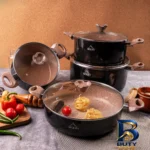 نمای جلو سرویس پخت و پز ۸ پارچه وون مدل بیسمارک طراحی و جزئیات کلیدی