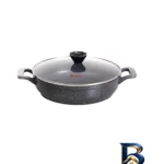 نمای جلو تابه گرانیتی کاندید مدل پروانه با کیفیت عالی طراحی و جزئیات کلیدی