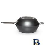 نمای جلو سرویس تابه گرانیتی ۶ پارچه لیدوما مدل BBWok طراحی و جزئیات کلیدی