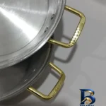 نمای جلو سرویس تابه روحی ۴ پارچه مدل ساده کد 400000 طراحی و جزئیات کلیدی