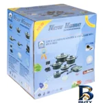 نمای جلو سرویس پخت و پز ۲۲ پارچه نیو هوم مدل XB-G۲۲PCS اصل طراحی و جزئیات کلیدی