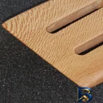 نمای جلو کفگیر چوبلمه مدل 02 باکیفیت طراحی و جزئیات کلیدی