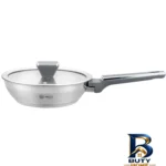 نمای جلو سرویس قابلمه و تابه استیل ۱۲ پارچه ام جی اس کد CWS۵۱۱۰ اصل طراحی و جزئیات کلیدی