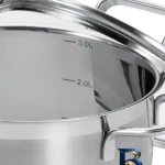 نمای جلو سرویس پخت و پز شش پارچه پروفی کوک مدل PC-KTS 1223 طراحی و جزئیات کلیدی