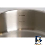 نمای جلو سرویس قابلمه و تابه استیل ۸ پارچه کرکماز مدل پرولاین کد ۱۱۴۷ طراحی و جزئیات کلیدی