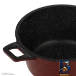 نمای جلو سرویس قابلمه و تابه گرانیت ۱۰ پارچه زرساب مدل جولیانا کد JL-۸۱۰۰ اصل طراحی و جزئیات کلیدی