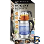 نمای جلو چای ساز سوکانی مدل SK-۰۹۰۵۴ اصل طراحی و جزئیات کلیدی
