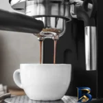 نمای کناری اسپرسو ساز گاستروبک مدل 42718 با طراحی حرفه ای پروفایل و ساختار