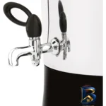 نمای جلو سماور برقی کرکماز مدل ÇAYKOLIK کد 34101 با گنجایش 3 لیتر طراحی و جزئیات کلیدی