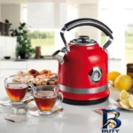 نمای جلو کتری برقی آریته مدل Moderna 2854 با قابلیت تنظیم دما طراحی و جزئیات کلیدی