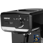 نمای جلو اسپرسو ساز جی پاس مدل GCM۴۱۵۰۷ اصل طراحی و جزئیات کلیدی