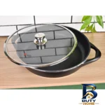 نمای جلو تابه گرانیت ام جی اس ایتالیا با روکش مقاوم طراحی و جزئیات کلیدی
