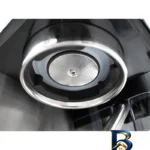 نمای جلو اسپرسو ساز ۱۰۰۰ میلی لیتر لواک مدل LWK-CM 360 طراحی و جزئیات کلیدی