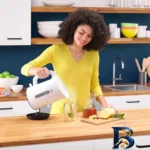 نمای جلو کتری برقی براون مدل WK۱۱۰۰ اصل طراحی و جزئیات کلیدی