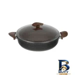نمای کناری تابه اِویز سوینگ با روکش گرانیتی و در پیرکس پروفایل و ساختار