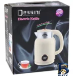 نمای جلو کتری برقی دسینی مدل DS-۳۰SS گنجایش ۱.۸ لیتر اصل طراحی و جزئیات کلیدی