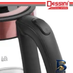 نمای جلو کتری برقی دسینی مدل DS-۳۱SS گنجایش ۲.۲ لیتر اصل طراحی و جزئیات کلیدی