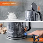 نمای جلو کتری برقی جی پاس مدل GK۳۸۰۶۷UK-BK اصل طراحی و جزئیات کلیدی