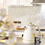 نمای جلو کتری برقی هازل کویین مدل XSH۰۰۱W اصل طراحی و جزئیات کلیدی