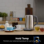 نمای جلو کتری برقی نینجا مدل KT۲۰۱UK اصل طراحی و جزئیات کلیدی