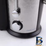 نمای جلو آبمیوه گیری نیکای مدل NJ 9600 U با موتور قدرتمند طراحی و جزئیات کلیدی