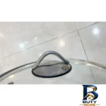 نمای جلو قابلمه استیل لوکس با کیفیت بالا طراحی و جزئیات کلیدی