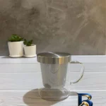 نمای جلو لیوان دمنوش ساز مدل کلاسیک با کیفیت طراحی و جزئیات کلیدی