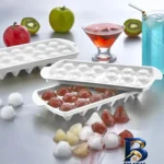 نمای جلو قالب یخ مدل هرمی الماسی به گز طراحی و جزئیات کلیدی