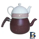 نمای جلو ست کتری و قوری مدل 5832 با گنجایش ۲ لیتر یک لیتر طراحی و جزئیات کلیدی