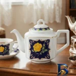 نمای جلو قوری طرح کواترو مدل ۱۰۲۵ با گنجایش ۵۰۰ میلی لیتر طراحی و جزئیات کلیدی