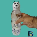 نمای جلو بطری شیشه ای ام وی اچ گلس اند پلاستیکس مدل PANDA طراحی و جزئیات کلیدی