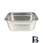 نمای کناری آبکش و آبگیر مربع مدل استیل کد 2228 مجموعه 4 عددی پروفایل و ساختار