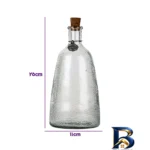 نمای جلو بطری آب زیبا مدل جویبار کد HS۱۹ گنجایش ۱ لیتر اصل طراحی و جزئیات کلیدی