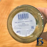 نمای جلو بطری آب شیشه ای انگلیش هوم مدل Looney گنجایش 0.5 لیتر طراحی و جزئیات کلیدی