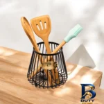 نمای جلو استند ملاقه و کفگیر Kitchen مدل 001 طراحی و جزئیات کلیدی