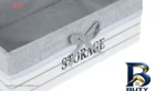 نمای جلو سبد ارگانایزر مدل WH۳-STORAGE-L اصل طراحی و جزئیات کلیدی
