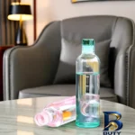 نمای جلو بطری آب مدل روزمره با گنجایش 0.5 لیتر طراحی و جزئیات کلیدی