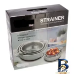 نمای جلو آبکش مکس مدل STRAINER مجموعه ۶ عددی طراحی و جزئیات کلیدی