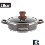 نمای جلو تابه زیو مدل Z-8402 با پوشش گرانیتی باکیفیت طراحی و جزئیات کلیدی