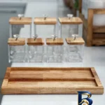 نمای جلو ست پاسماوری ۷ پارچه لیمون مدل چوبی کد HS۲۲۰۳ اصل طراحی و جزئیات کلیدی
