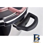 نمای جلو زودپز دوقلو ام جی اس با ظرفیت 6 و طراحی و جزئیات کلیدی