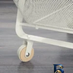 نمای جلو ترولی ایکیا مدل RISATORP کد 20281631 طراحی و جزئیات کلیدی