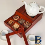 نمای کناری جعبه چای کیسه ای مدل وارمر پله پروفایل و ساختار
